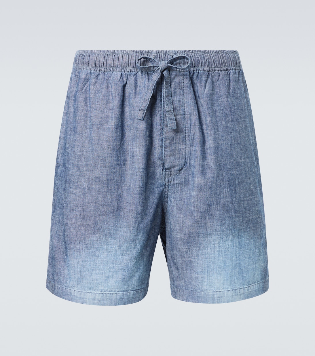 

Хлопковые бермуды средней посадки Loewe, Washed Blue