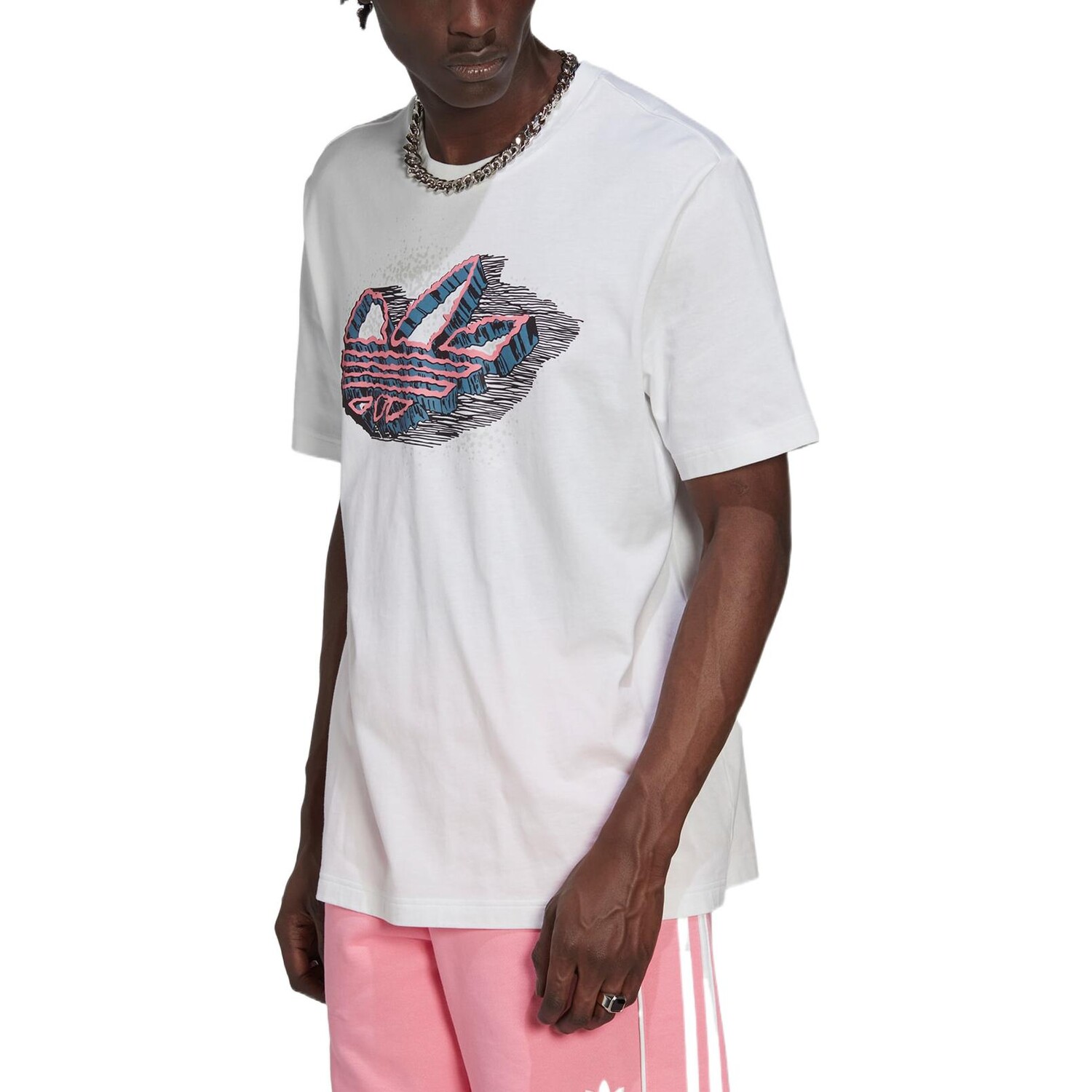 Футболка Rekive Speed мужская белая Adidas Originals, белый — фото 2