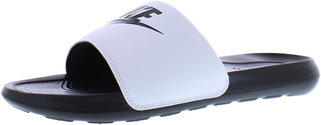 

Мужские шлепанцы Nike Victori One с принтом, белый/черный