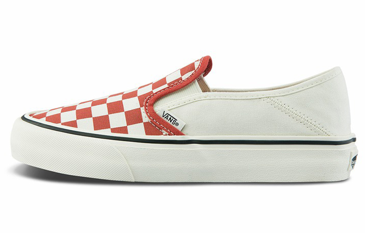 

Кроссовки Vans Slip-on Chessboard Red/White Women's