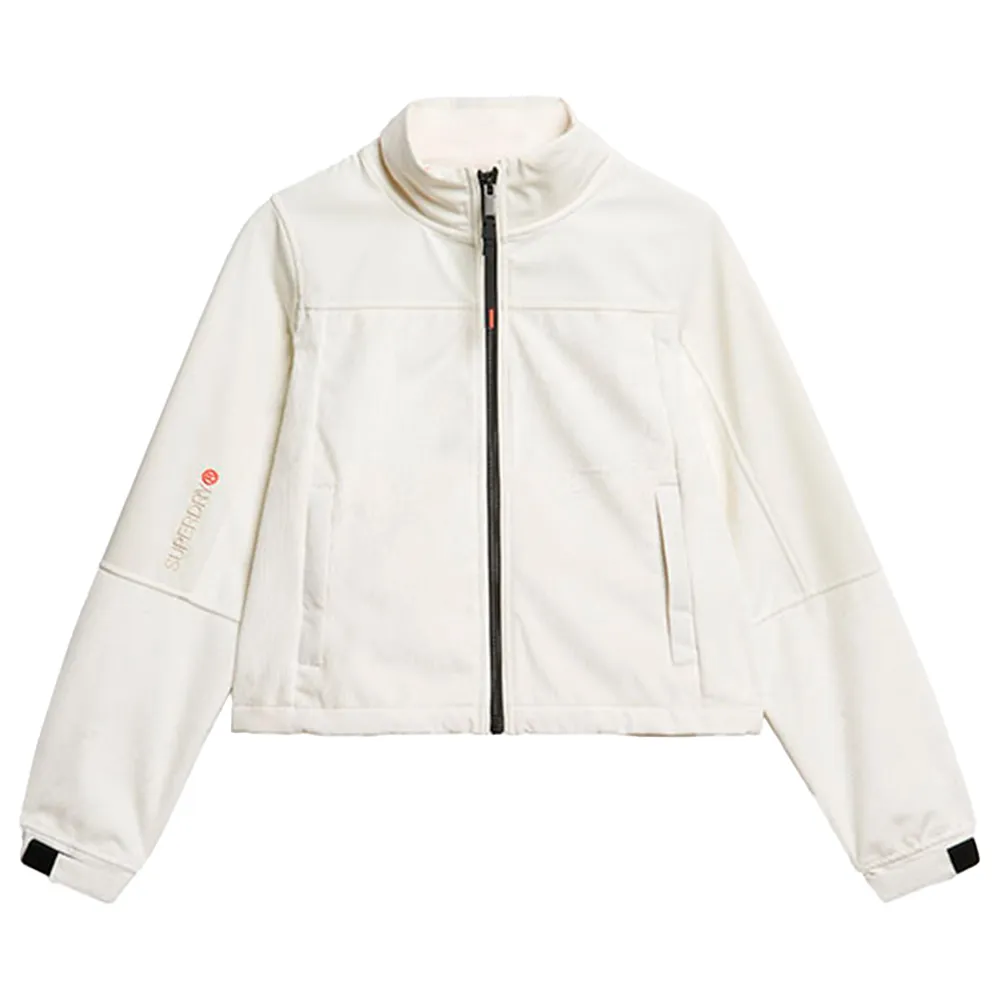 

Куртка Superdry Drop Needle Velour Trekker, белый