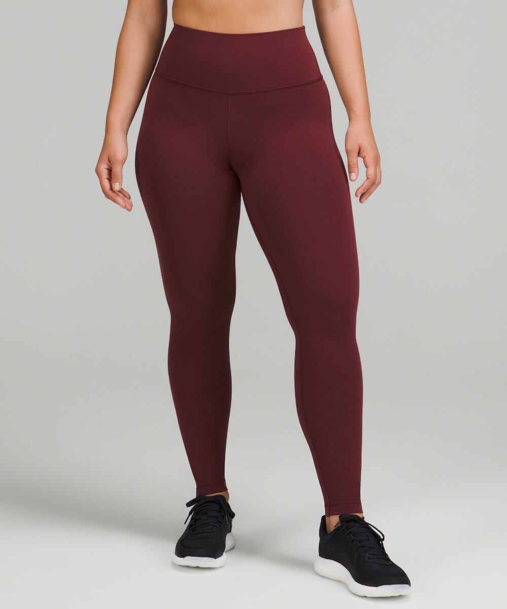 

Леггинсы Wunder Train Contour Fit с высокой посадкой, Lululemon, красный