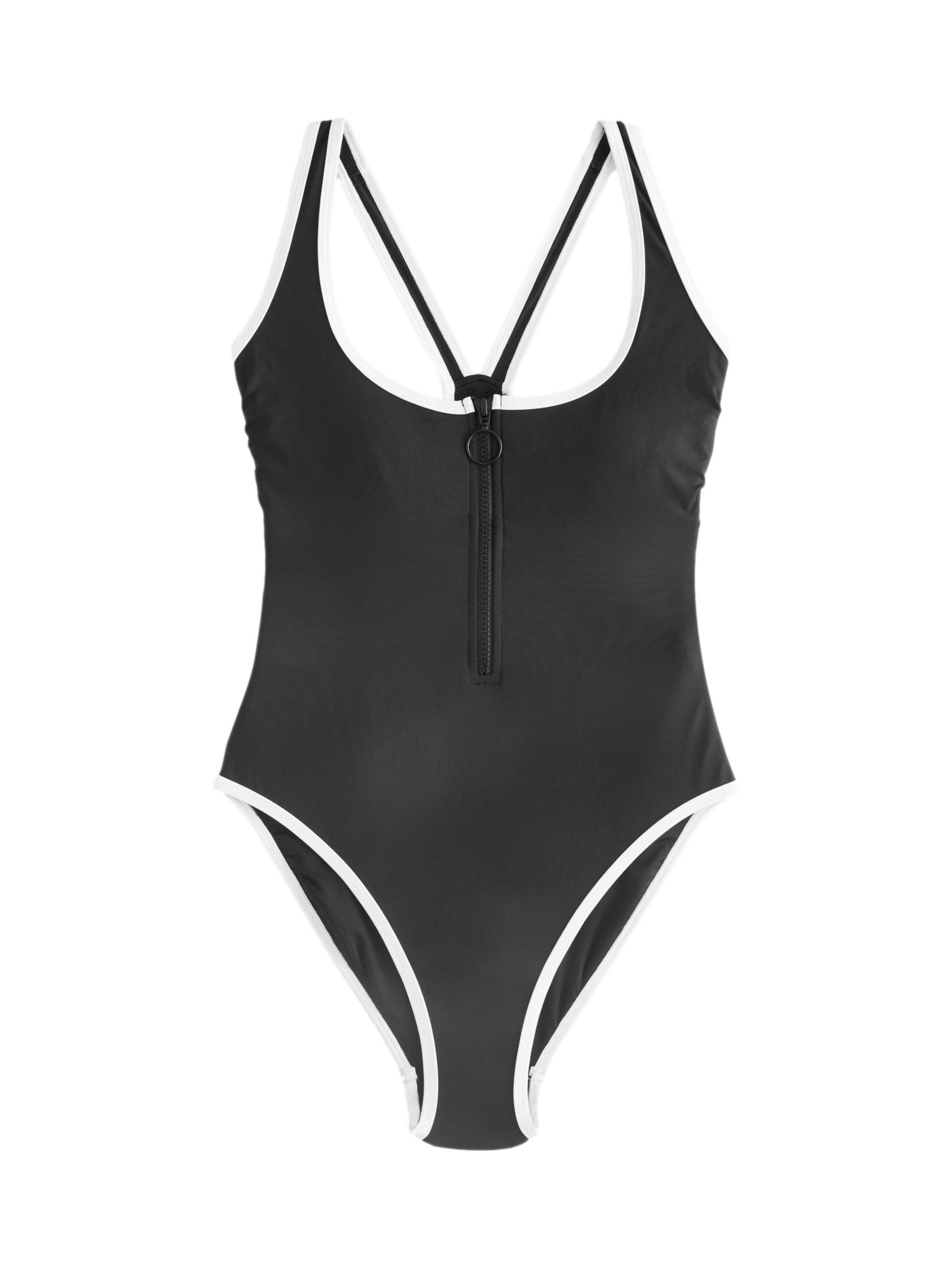 

Next Футболка-купальник в черном цвете, Черный, Next Футболка-купальник в черном цвете