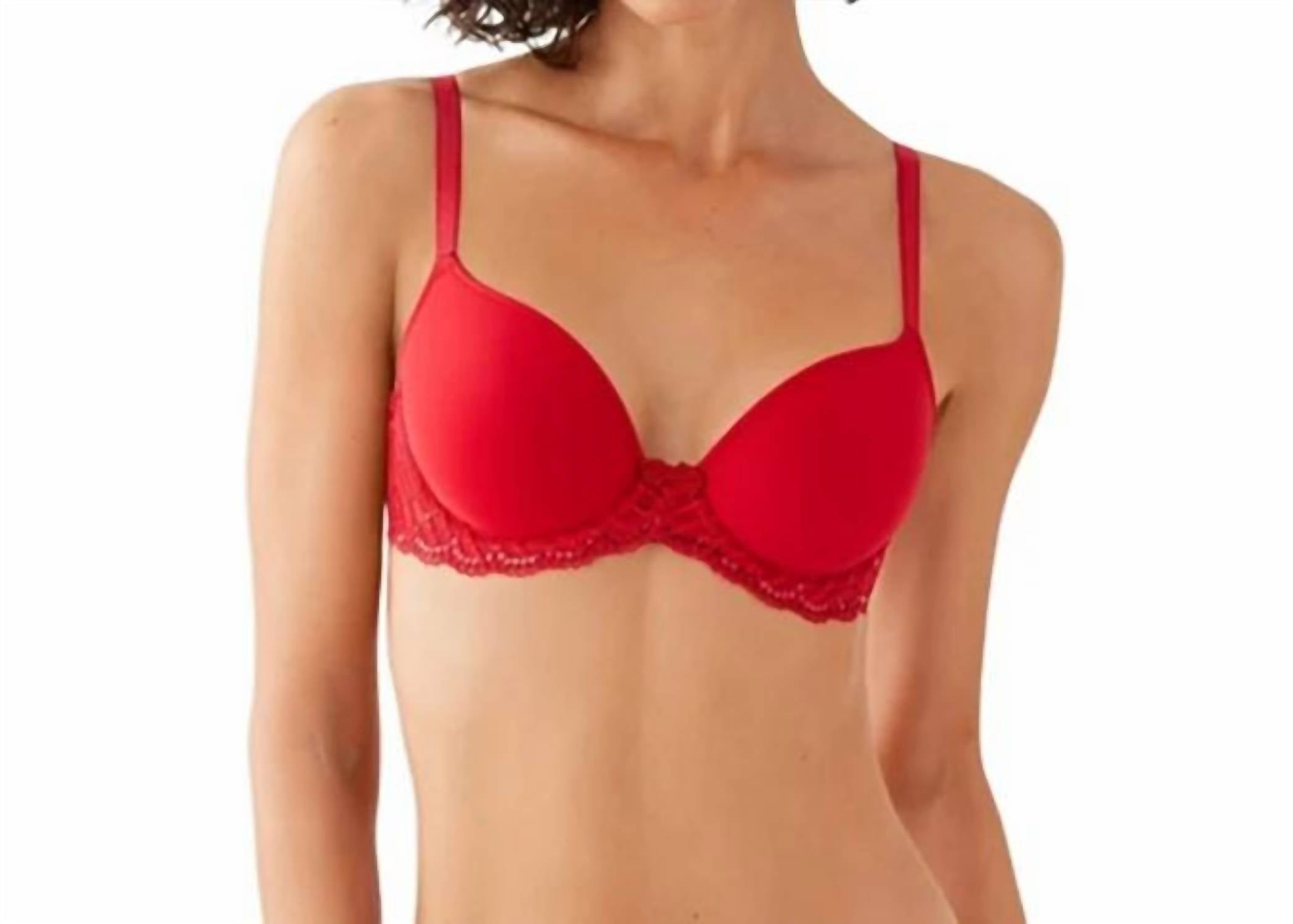 

Бюстгальтер на косточках La Femme T-Shirt In Equestrian Red Wacoal