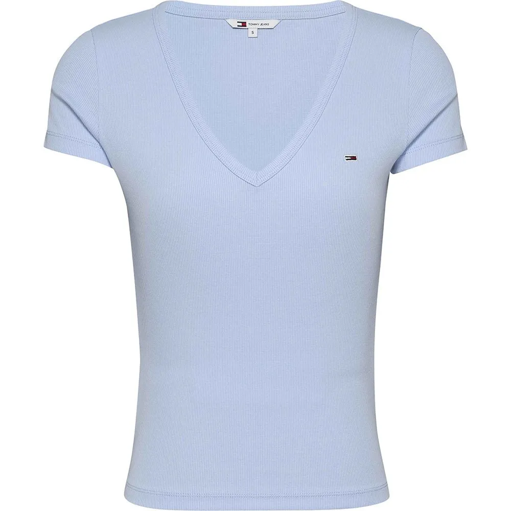 

Футболка Tommy Jeans Essential Rib, синий