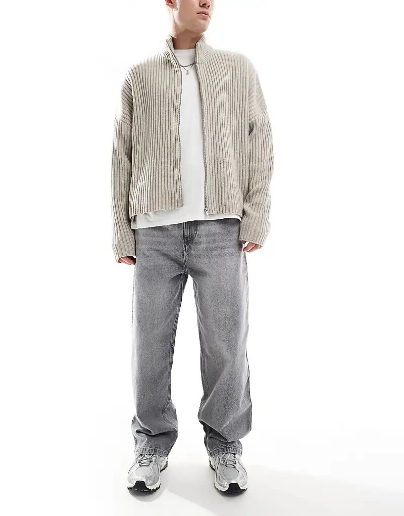

Джинсы Skate Fit серого цвета Pull&Bear