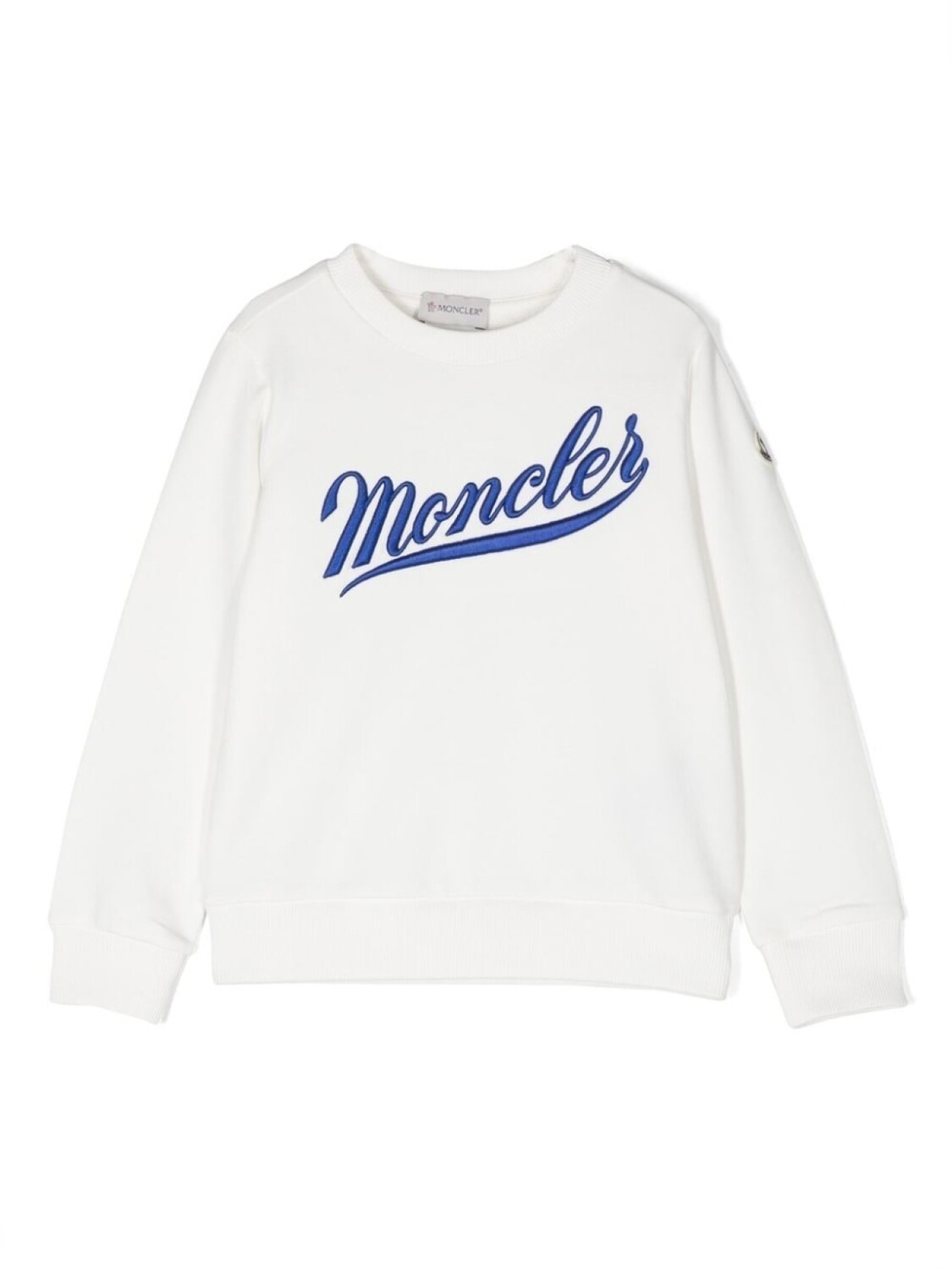 

Толстовка с вышитым логотипом Moncler Enfant, белый