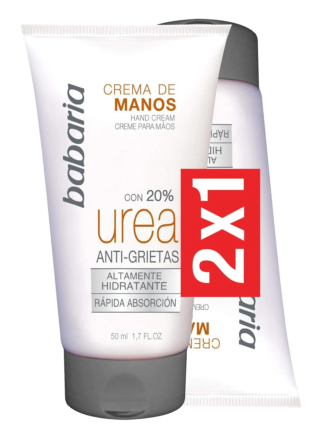 Крем для рук Babaria Mains Massage Cream, 2 упаковки по 50 мл Babaria
