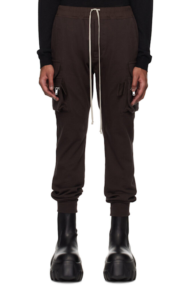 

Коричневые брюки-карго Hollywood Mastodon Rick Owens