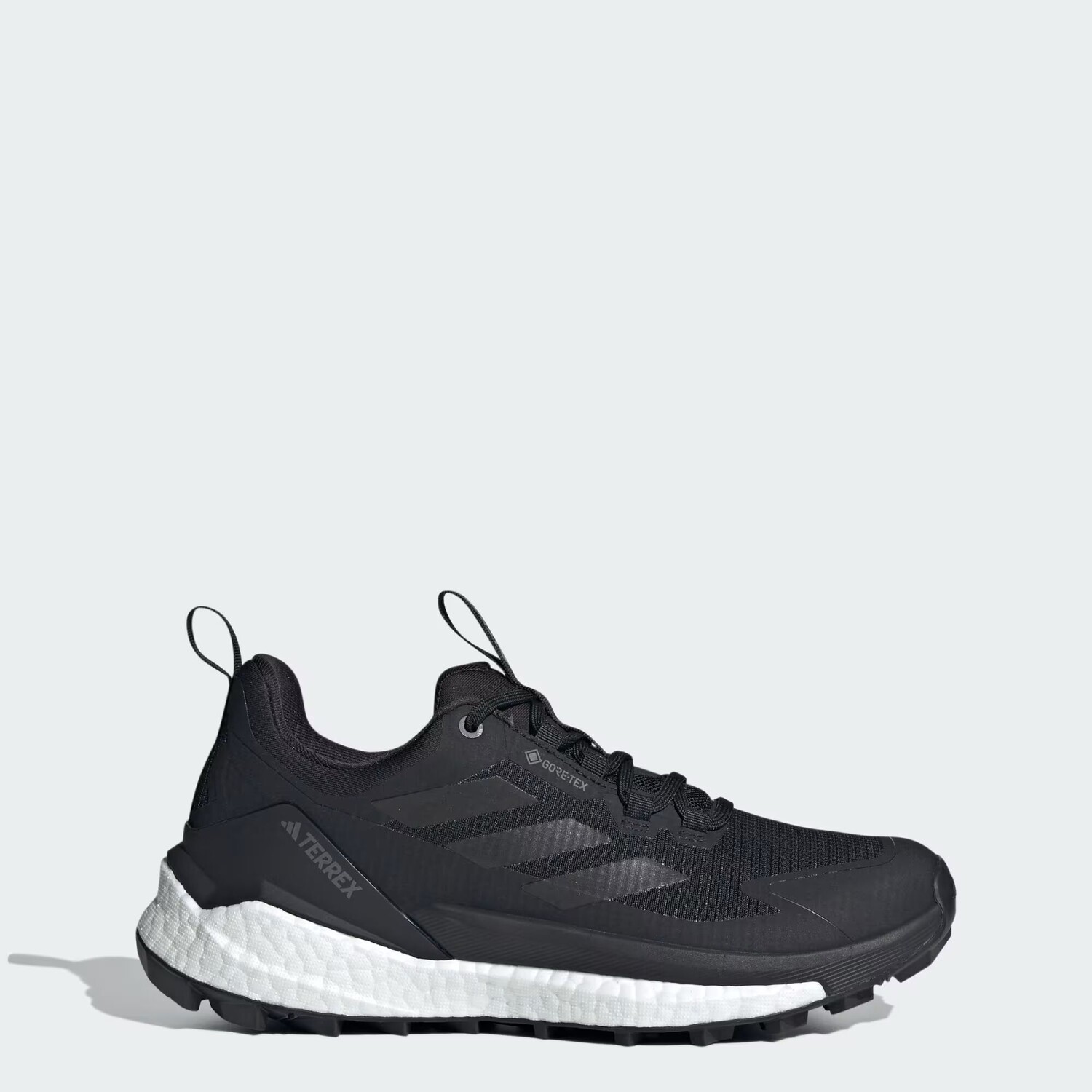 Походные туфли Terrex Free Hiker 2.0 Low Gore-Tex Adidas, цвет Core Black/Core Black/Grey Four
