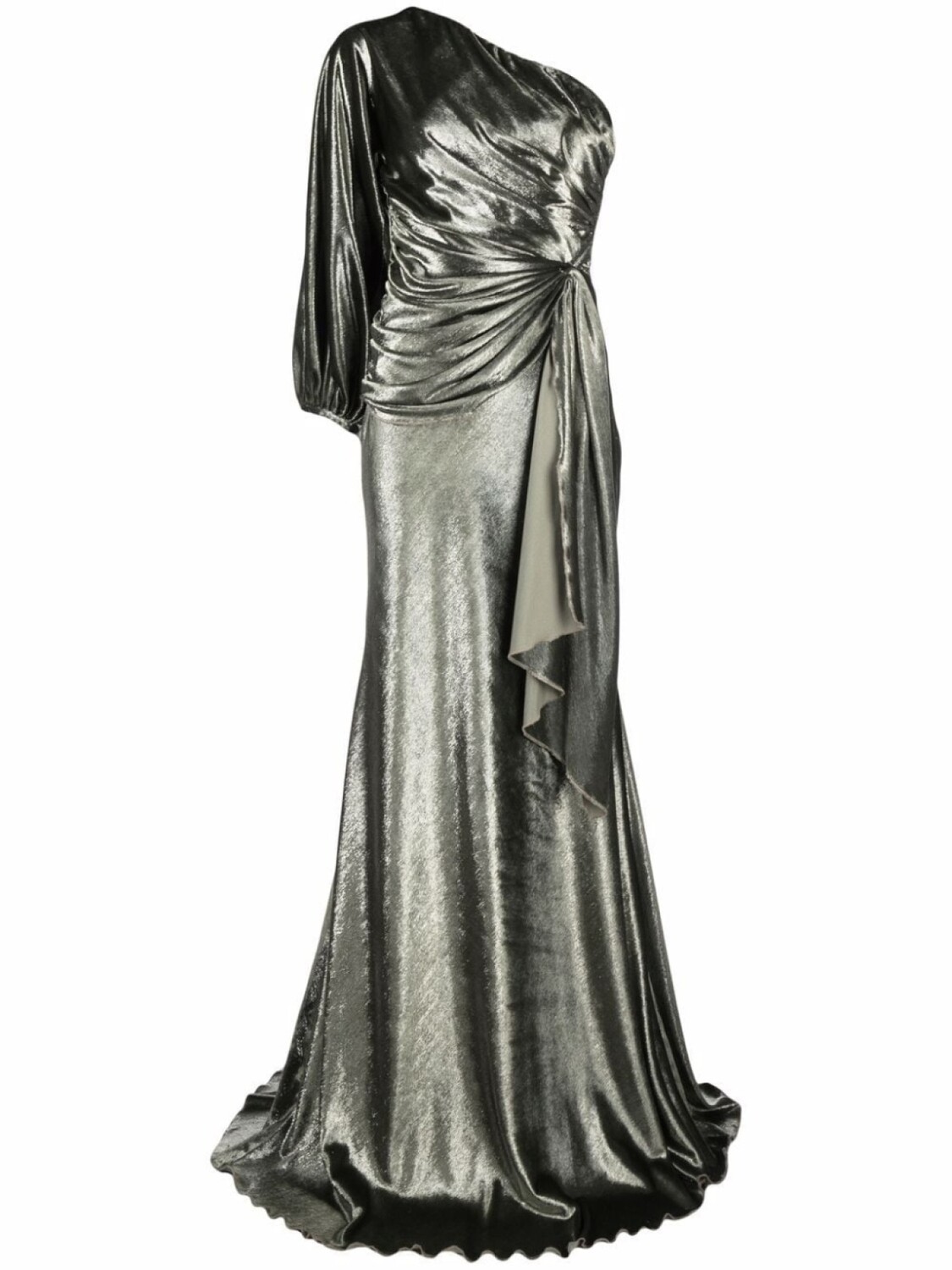 

Maria Lucia Hohan платье на одно плечо со сборками, зеленый