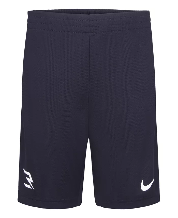 

Шорты со значком средней посадки для больших мальчиков Nike 3BRAND by Russell Wilson, черный