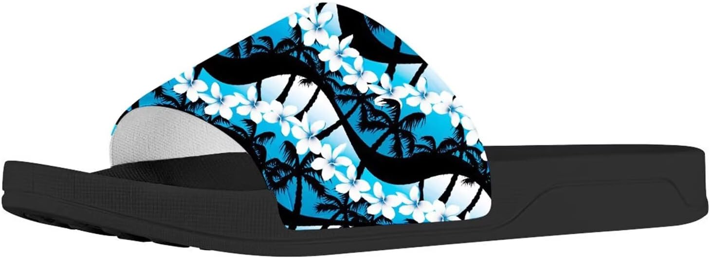 

Женские сандалии Forchrinse Red Mushroom слайд с открытым носком, повседневные, для душа, пляжа и спорта, синий