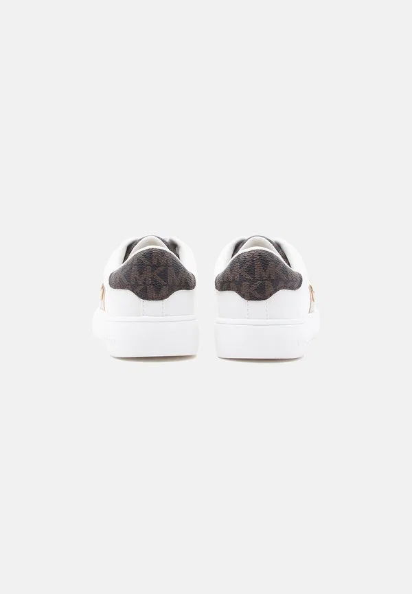 Кроссовки jem raine, белые/коричневые/бледно-золотистые, металлические Michael Kors Kids, White/Brown/Pale Gold-Coloured Metallic — фото 3