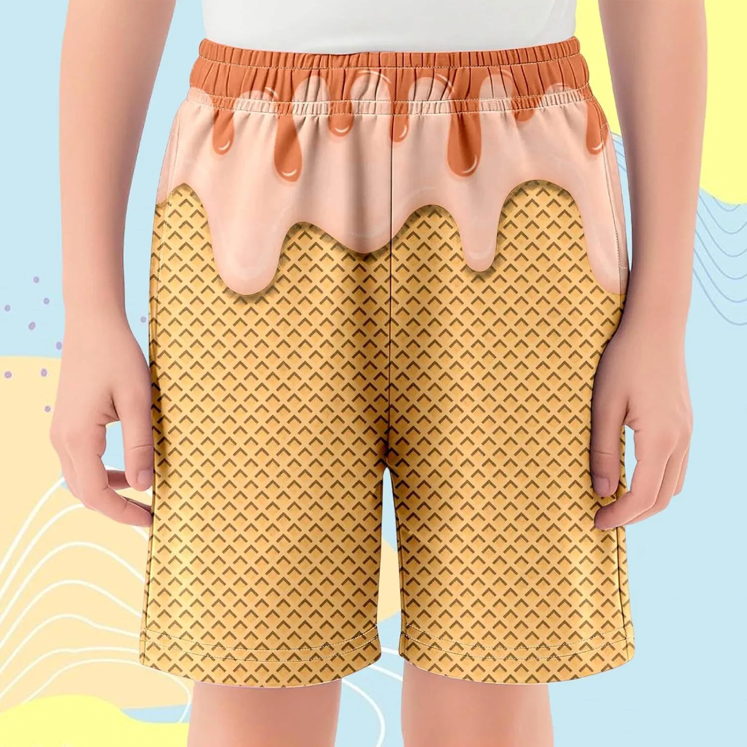 Шорты Active Shorts, оранжевый — фото 2