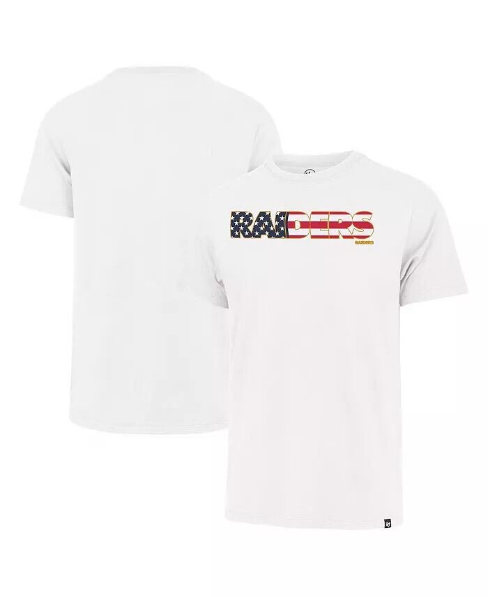 

Мужская белая футболка 47 Las Vegas Raiders с надписью Franklin Flag 47 '47 Brand, белый