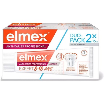 

Зубная паста Anti-Caries Professional Junior 2 x 75 мл - Упаковка из 2 шт Elmex