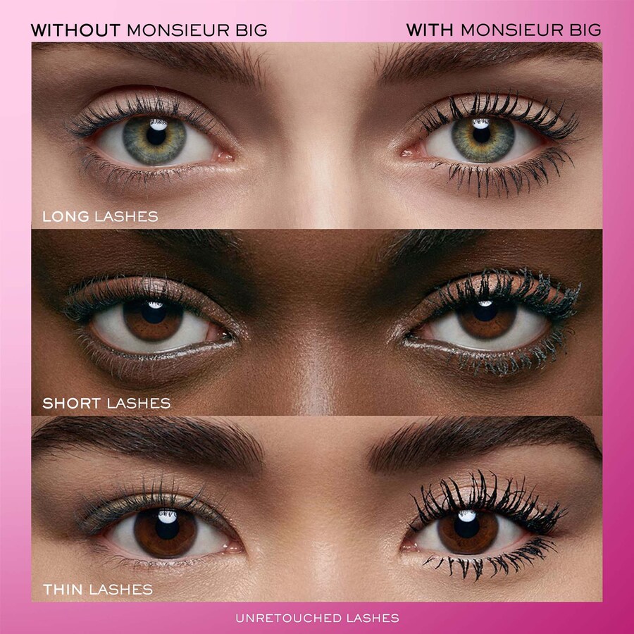 Водостойкая тушь для ресниц Monsieur Big Lancôme, 0.33 oz/9.75 mL, 01 Waterproof Big is The New Black — фото 3