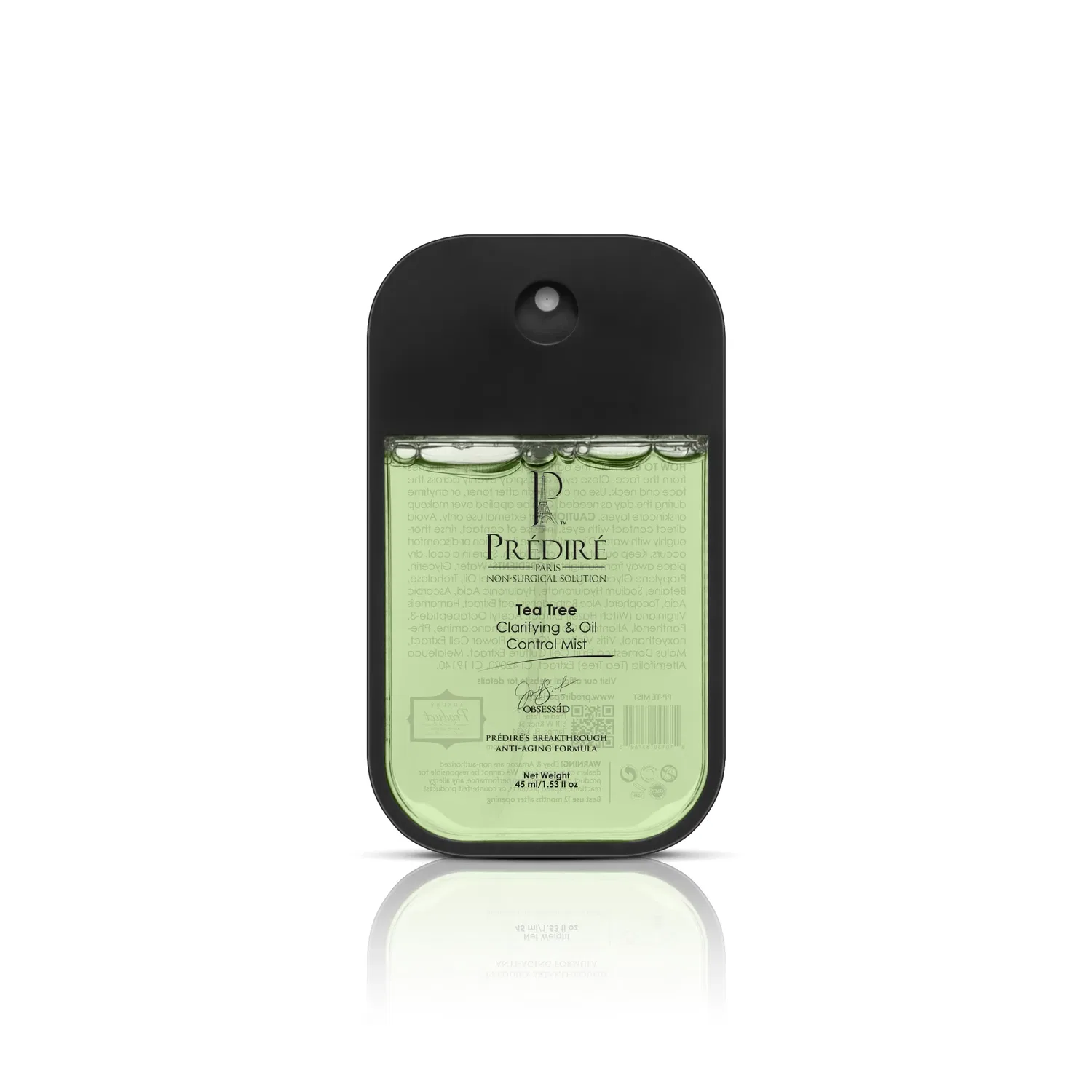 Очищающий и матирующий спрей с маслом чайного дерева Predire Paris, 1.5 Oz