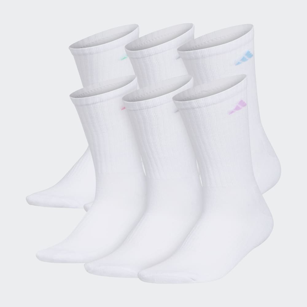

Носки Adidas Women's Athletic Cushioned 6-Pack Crew, белый