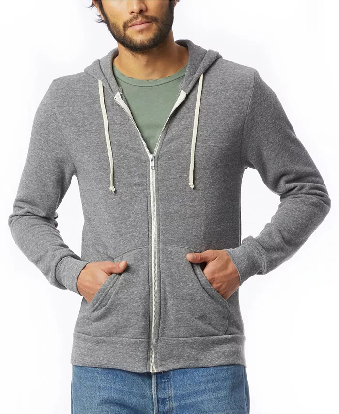 

Мужская толстовка Rocky с молнией Alternative Apparel, серый