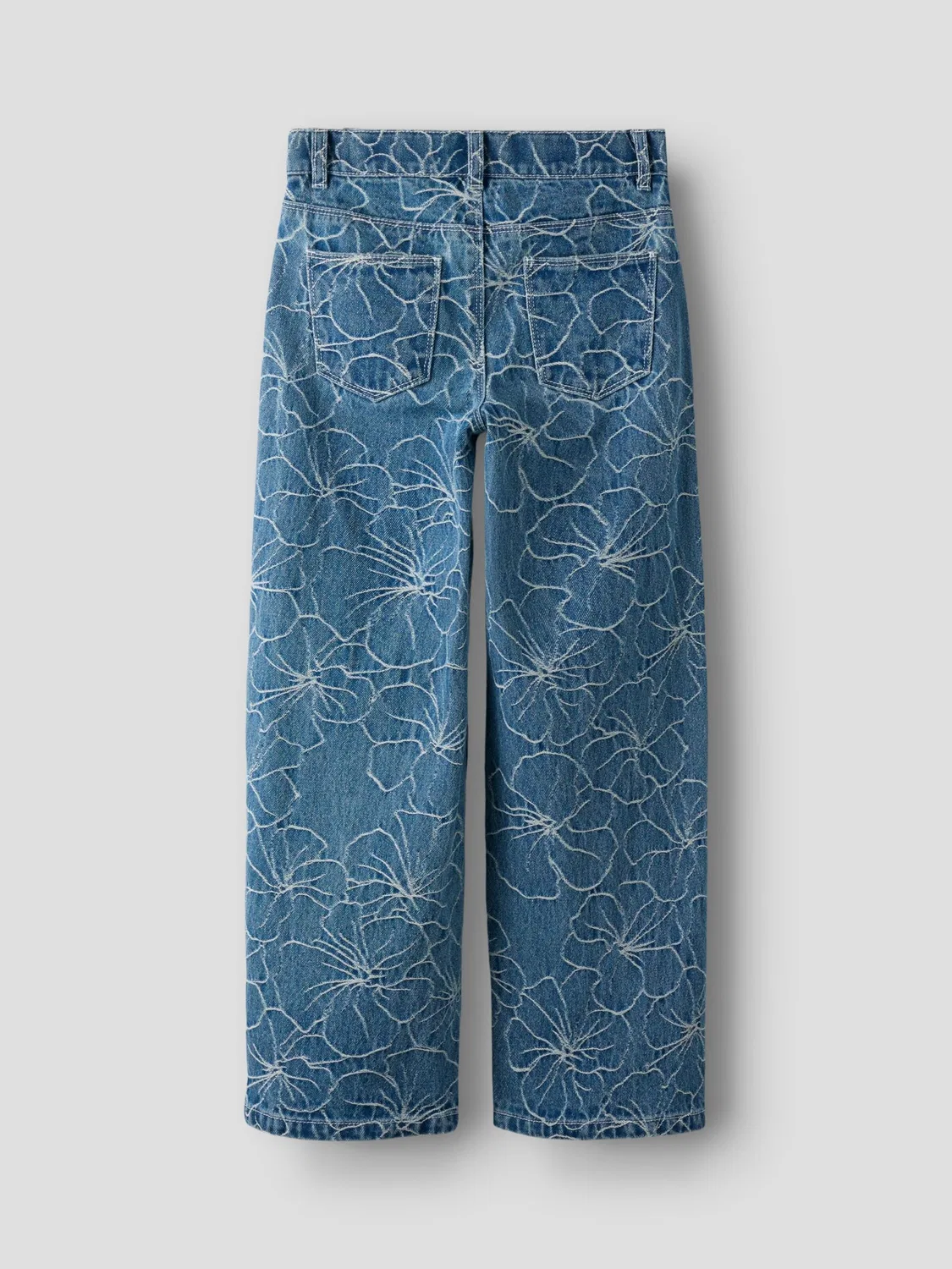 Джинсы с широкими штанинами Name It, Blue Denim — фото 2