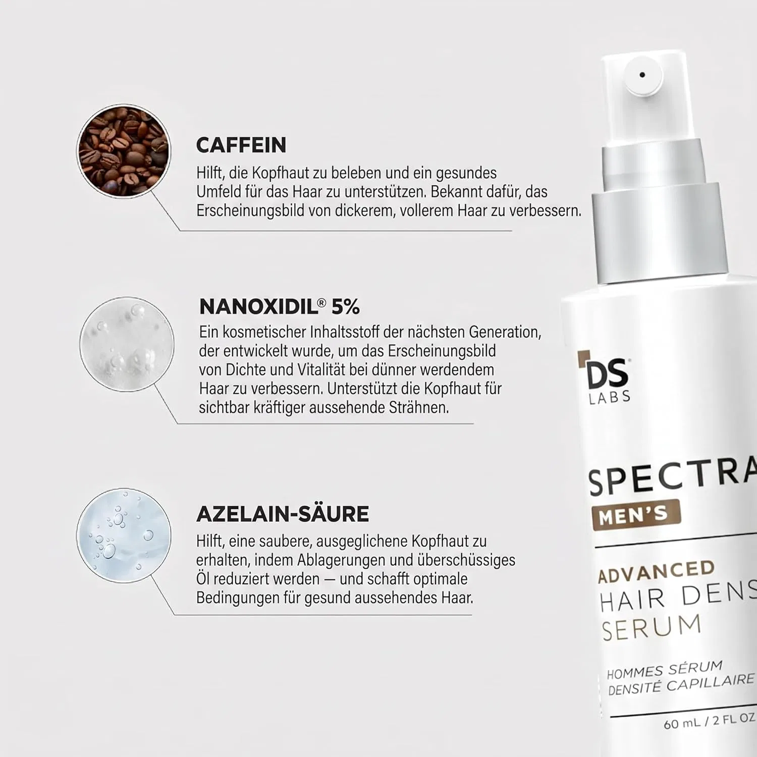 Сыворотка для увеличения густоты волос Spectral Men's (ранее Spectral.DNC-N) от DS Laboratories Ds Laboratories — фото 4