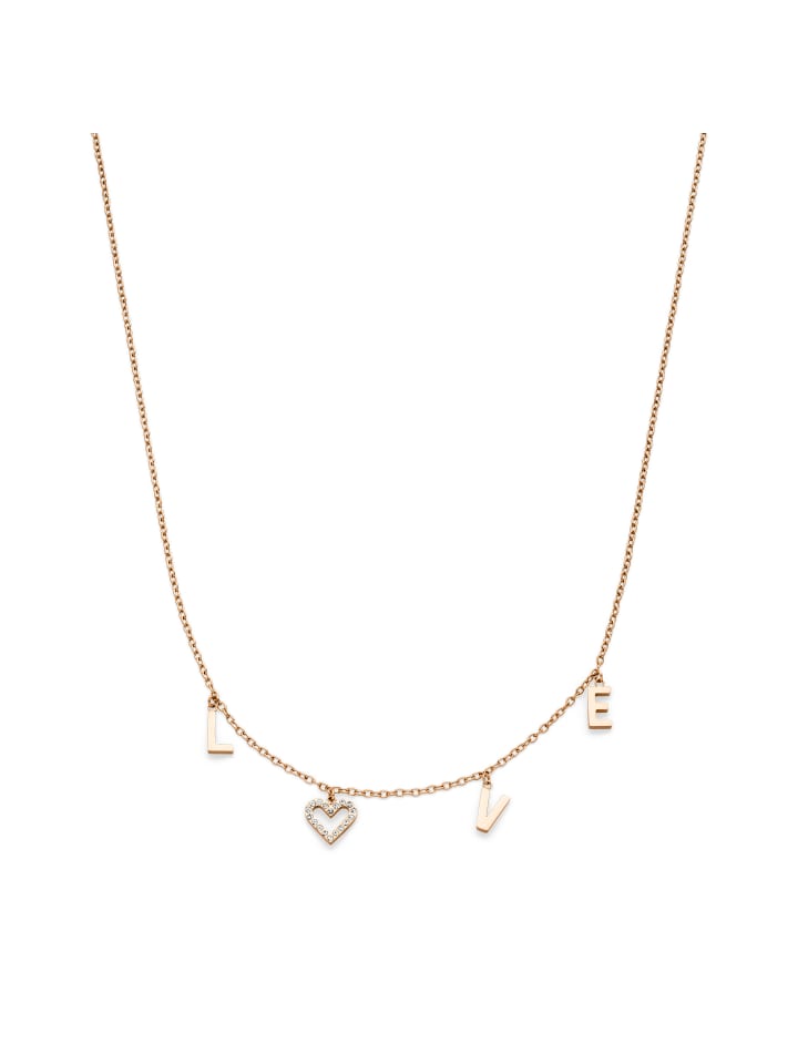 

s.Oliver Колье «Любовь» из розового золота