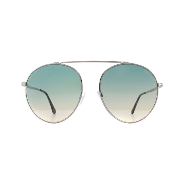 

Солнцезащитные очки Simone 0571 14w зелено-желтые с градиентом Tom Ford, серебряный