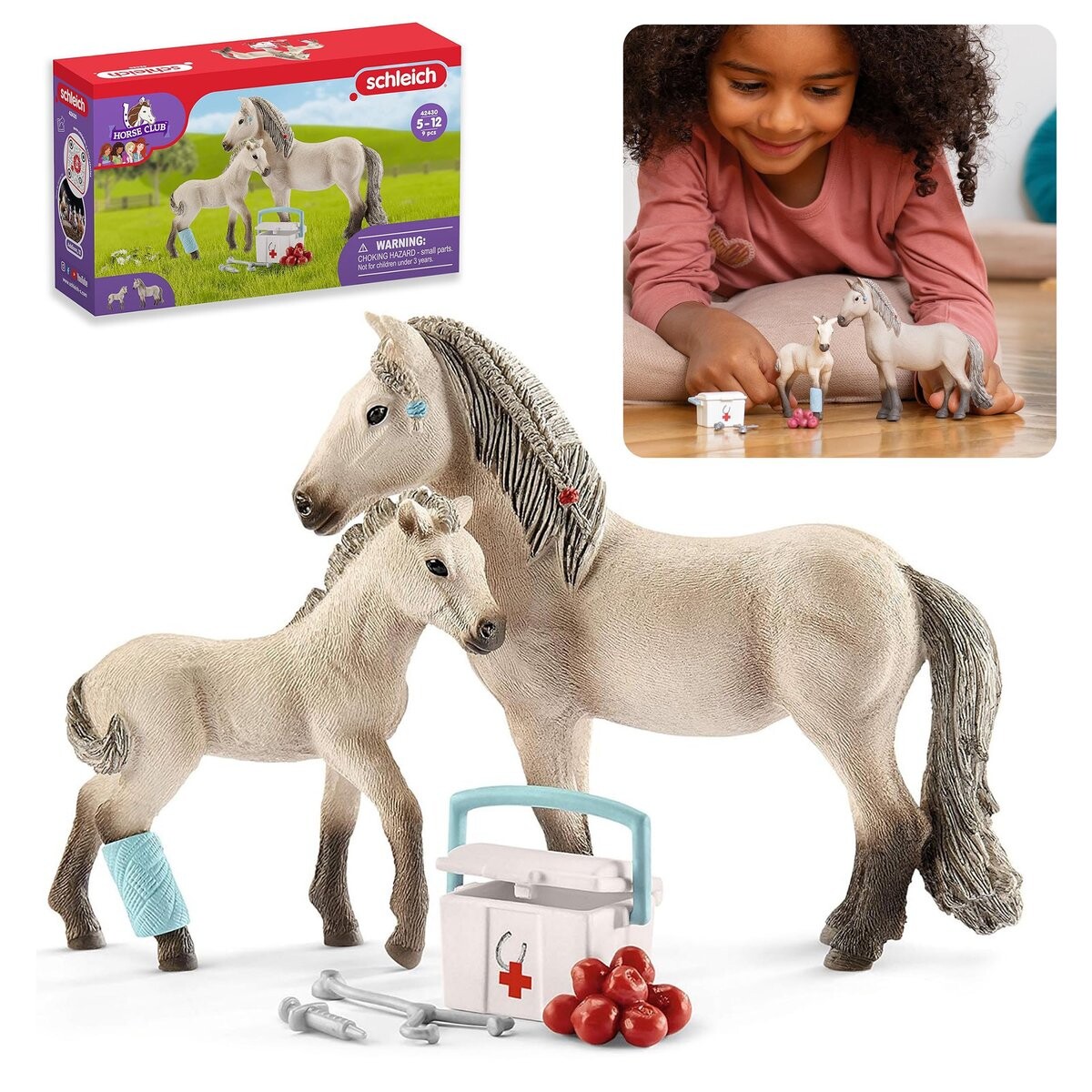 

SLH42430 Schleich Horse Club - аптечка для исландских лошадей 5+ Hann