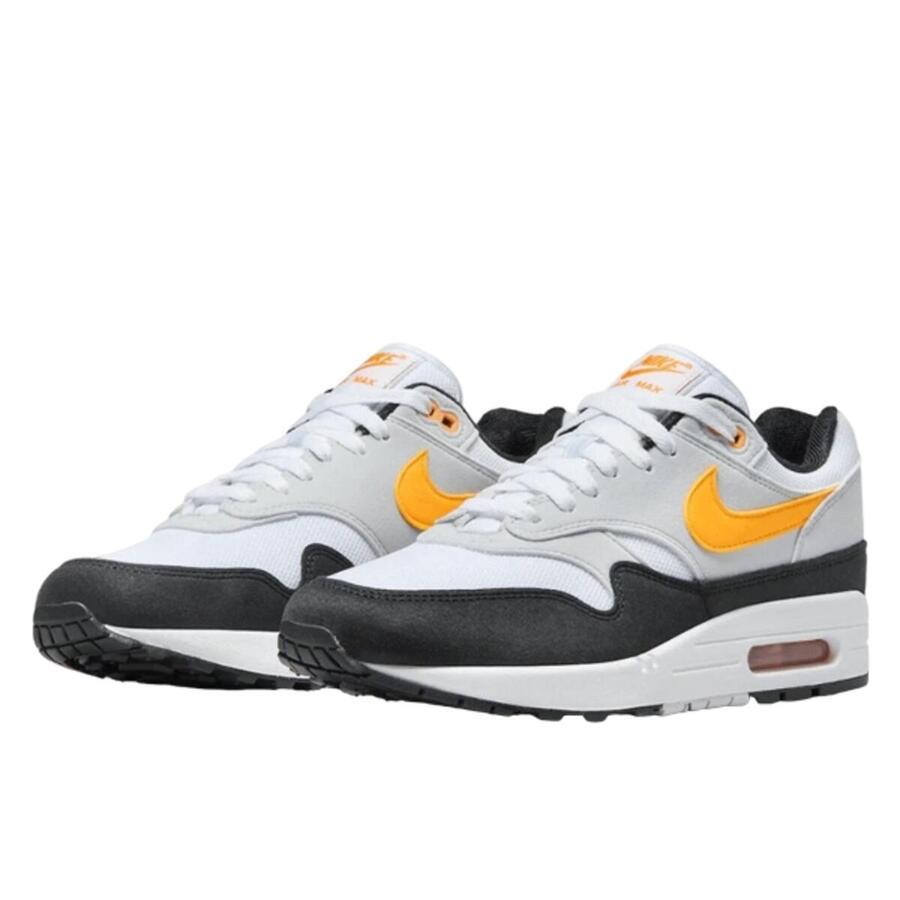 NIKE Кроссовки Air Max 1 White University Gold — фото 2