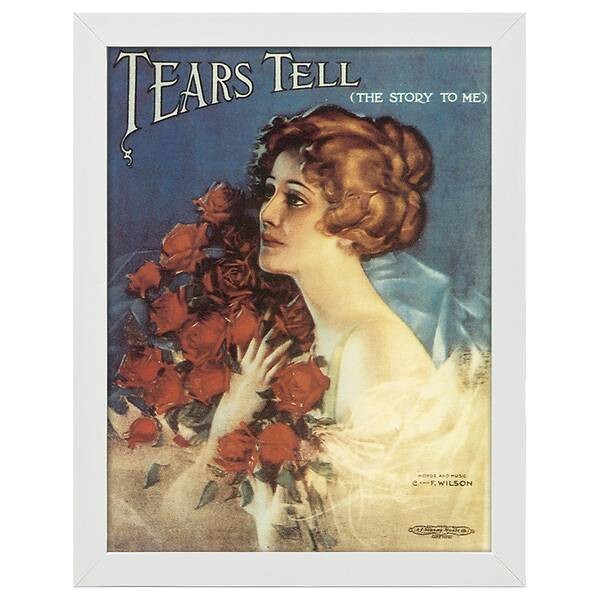 

Рамка для фотографий LegendArte Poster Tears Tell, белый