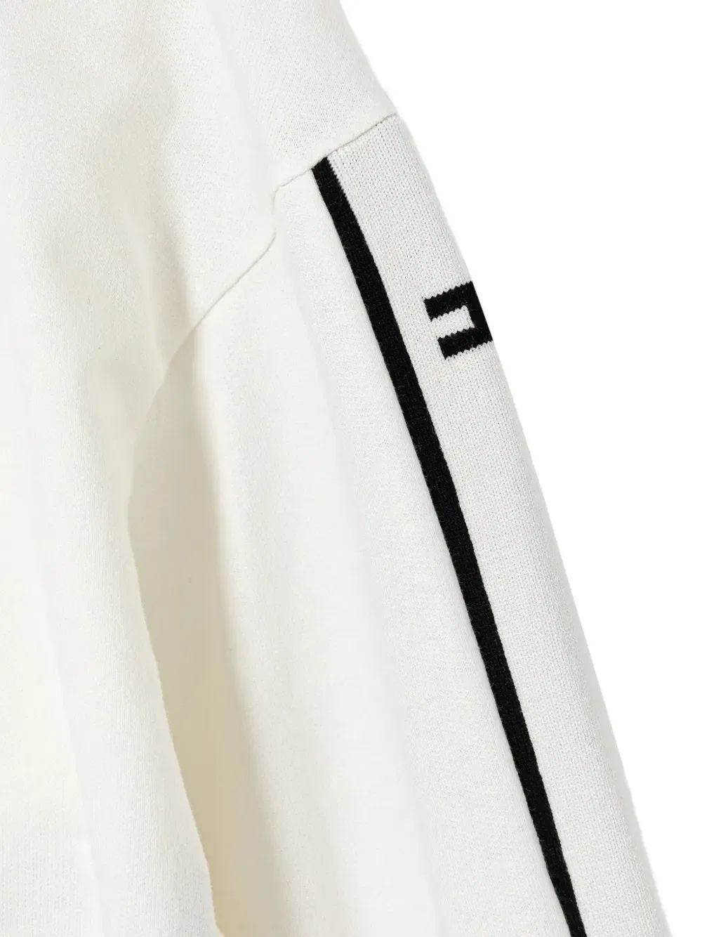 Худи на молнии Elisabetta Franchi La Mia Bambina, белый — фото 3