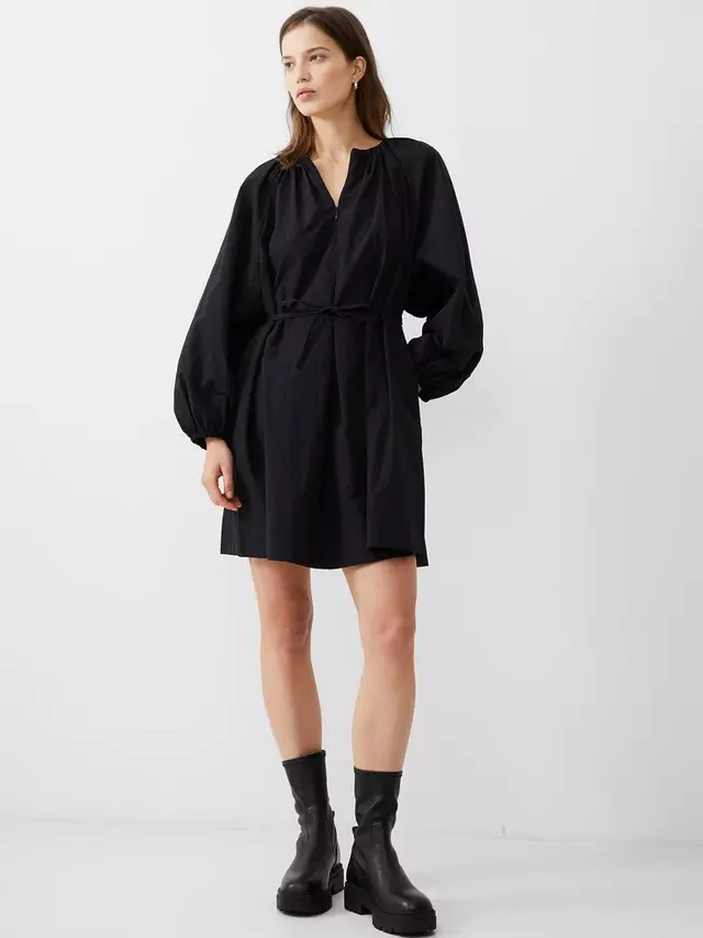 

Платье French Connection Alora Puff Sleeve Mini, цвет blackout