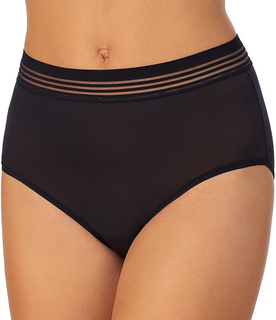 

Эластичные трусики Le Mystere Second Skin Stripe, черный