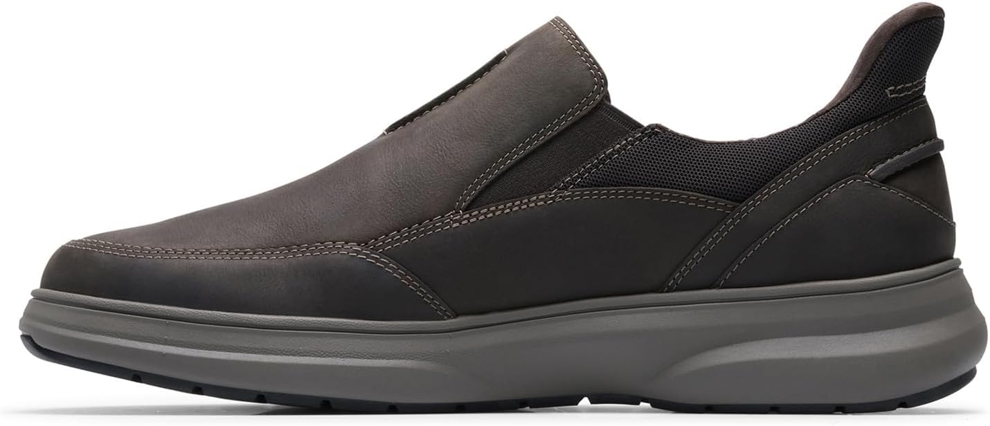Мужские слипоны Clarks Mullan Step, темно-коричневый — фото 3