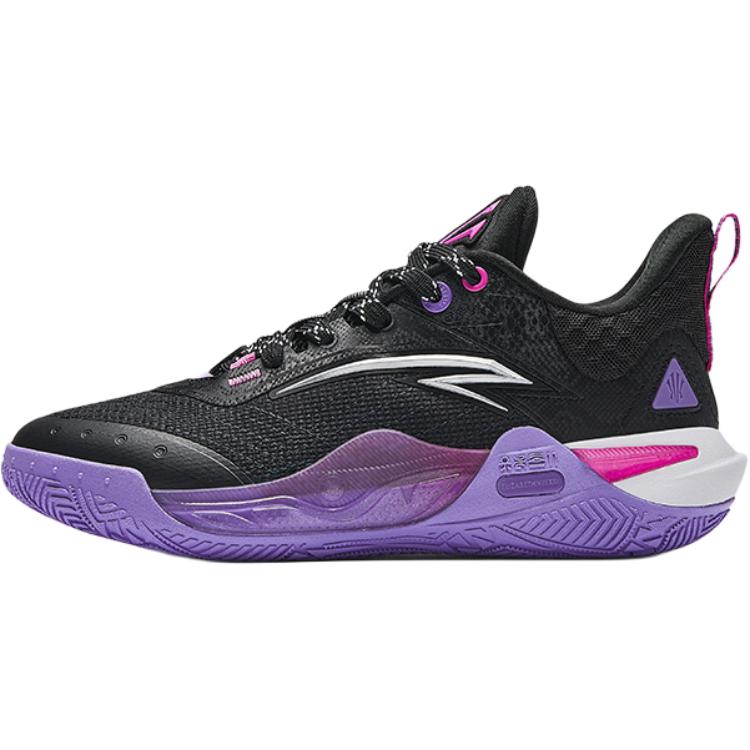 

Antakids Детские баскетбольные кроссовки Kai 1 Speed Irving Youth Edition, темно-фиолетовые, с противоскользящим покрытием, износостойкие, с низким верхом