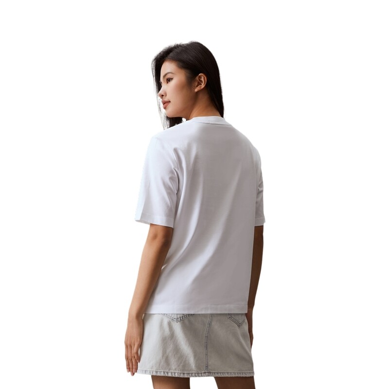 Футболка женская YAF - белая Calvin Klein — фото 4