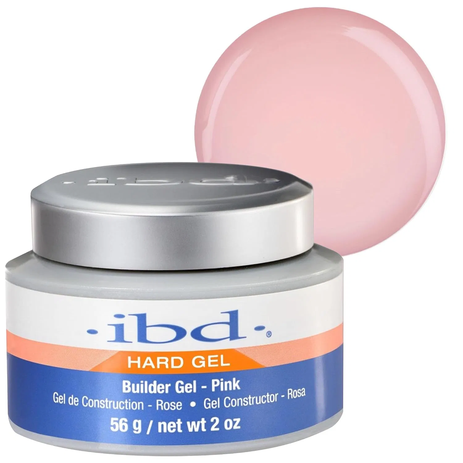 Розовый UV гель для наращивания ногтей IBD Hard Gel 56 г Ibd, Pink