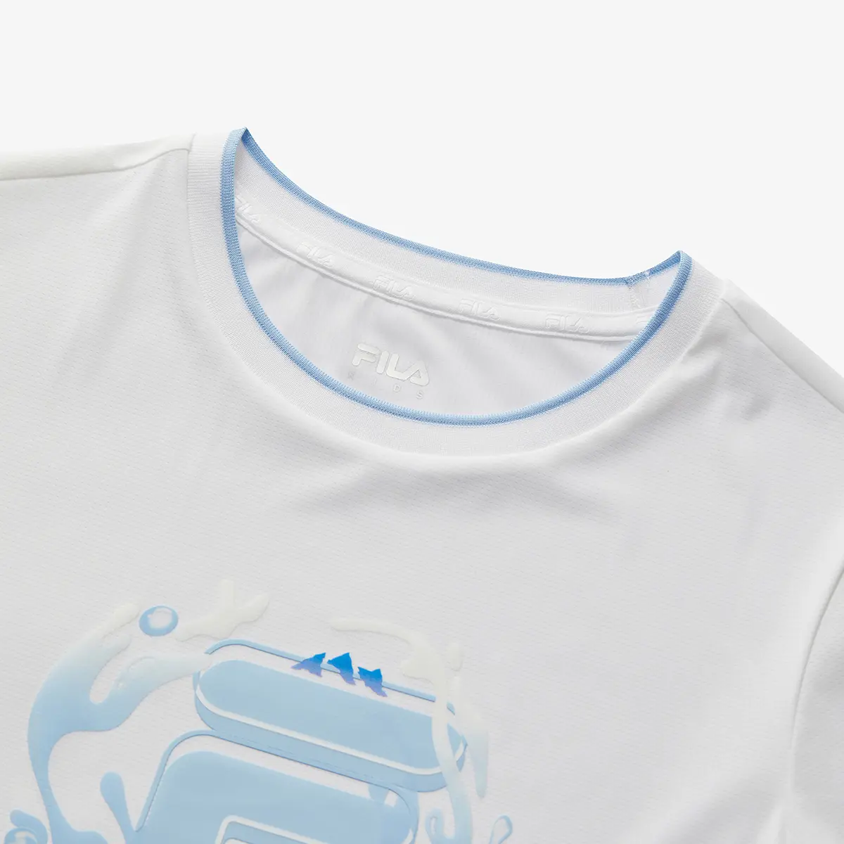 FILA KIDS Футболка jade white для подростков — фото 4