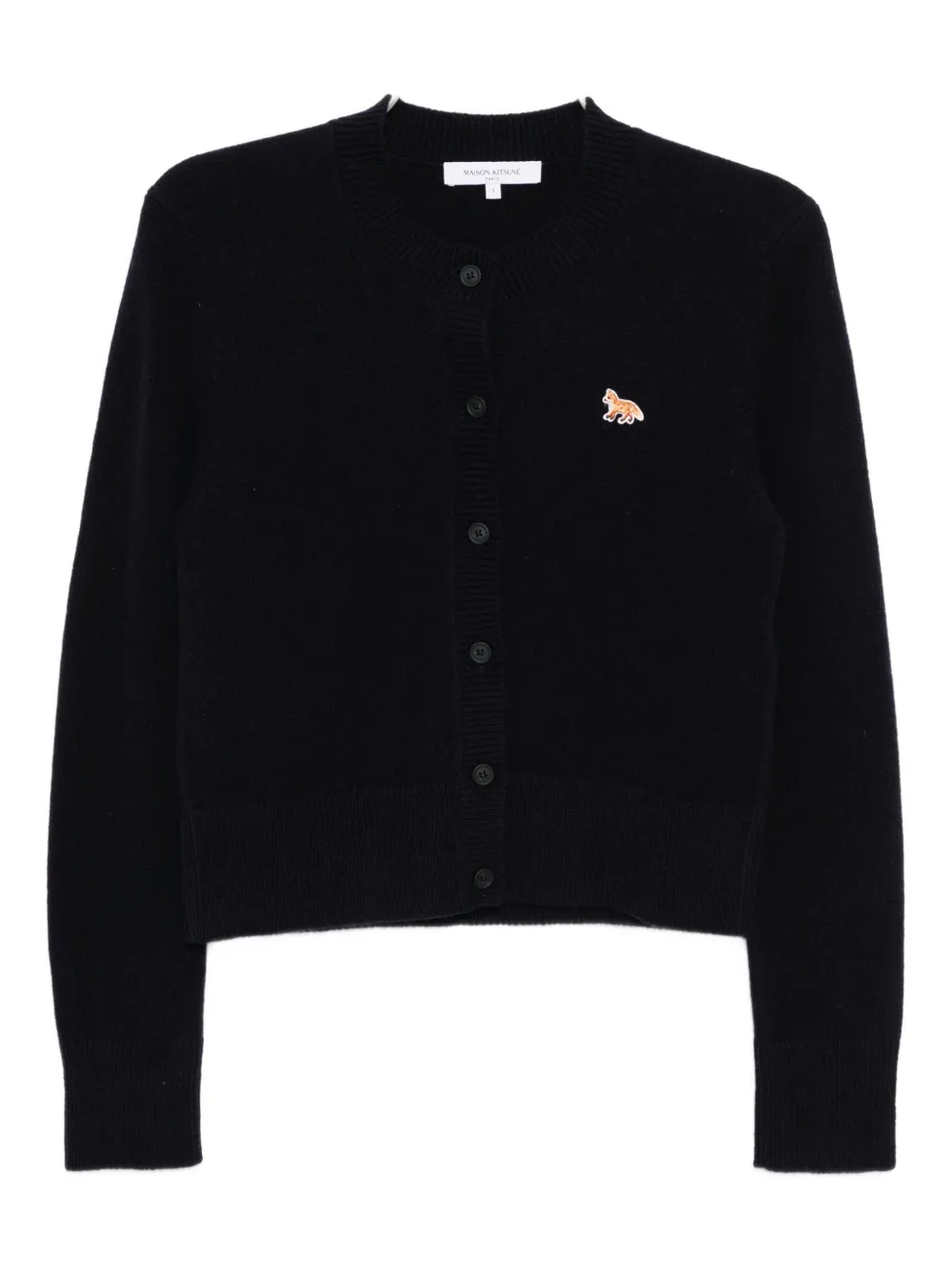 

Кардиган с нашивкой Baby Fox Patch Maison Kitsuné, синий