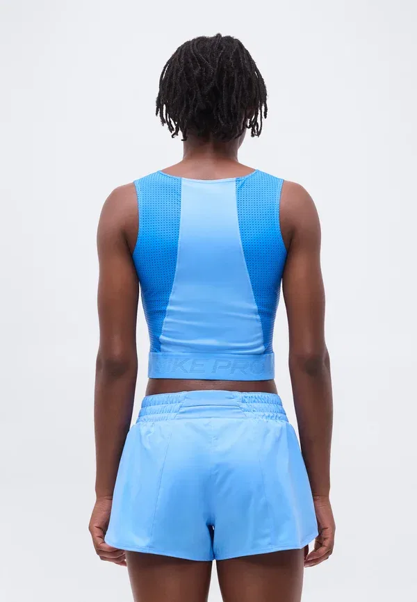 Майка Nike Performance, university blue/light photo blue/white, университетский синий/светло-фото-синий/белый — фото 3