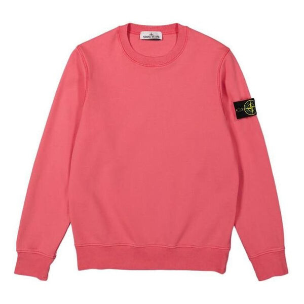 

Толстовка garment dyed fleece sweatshirt 'pink' Stone Island, розовый