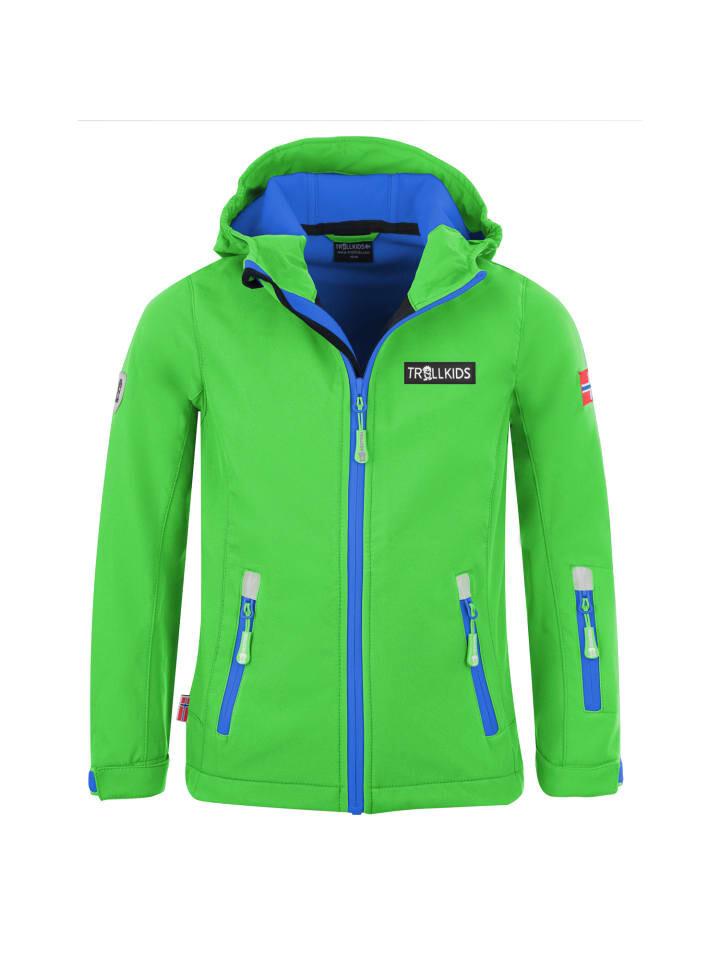 

Куртка Trollkids Oslofjord, цвет bright green