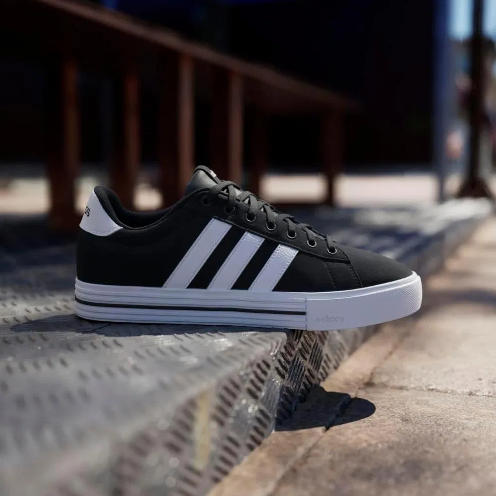 Кроссовки Adidas Unisex Daily 4.0, не для футбола, низкие, Core Black Cloud White Cloud White — фото 3