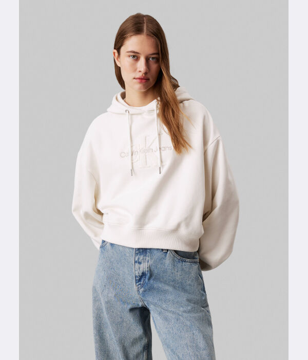 

Толстовка женская Calvin Klein Jeans из синели, экрю