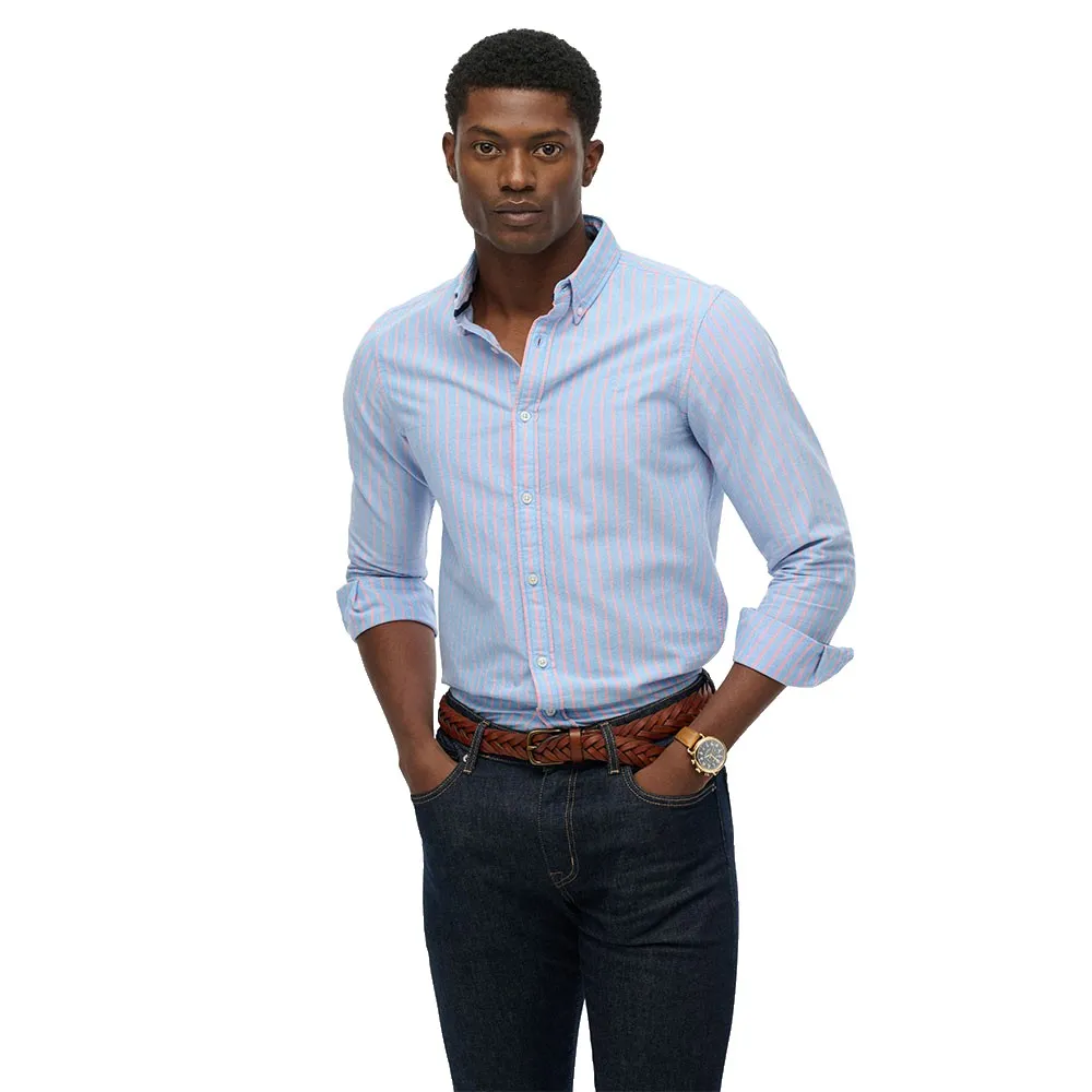 

Рубашка с длинным рукавом Superdry Classic Oxford, синий