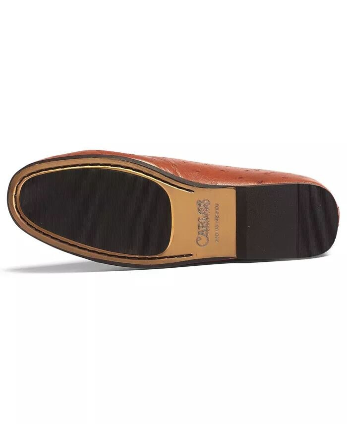 Мужские туфли-лодочки Achilles Mule Slip-On Carlos by Carlos Santana, коричневый/бежевый — фото 3