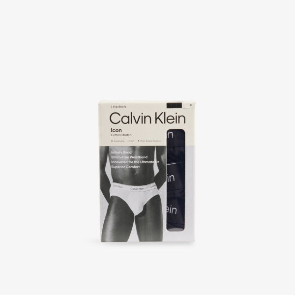 

Трусы-бикини Calvin Klein Icon с логотипом, черный