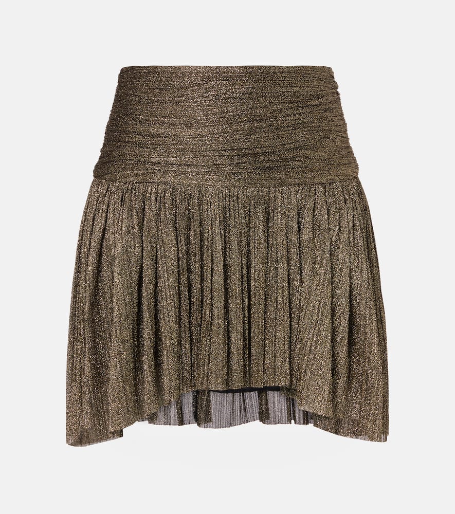 

Асимметричная юбка-мини Eloise с декоративными элементами Isabel Marant, Gold